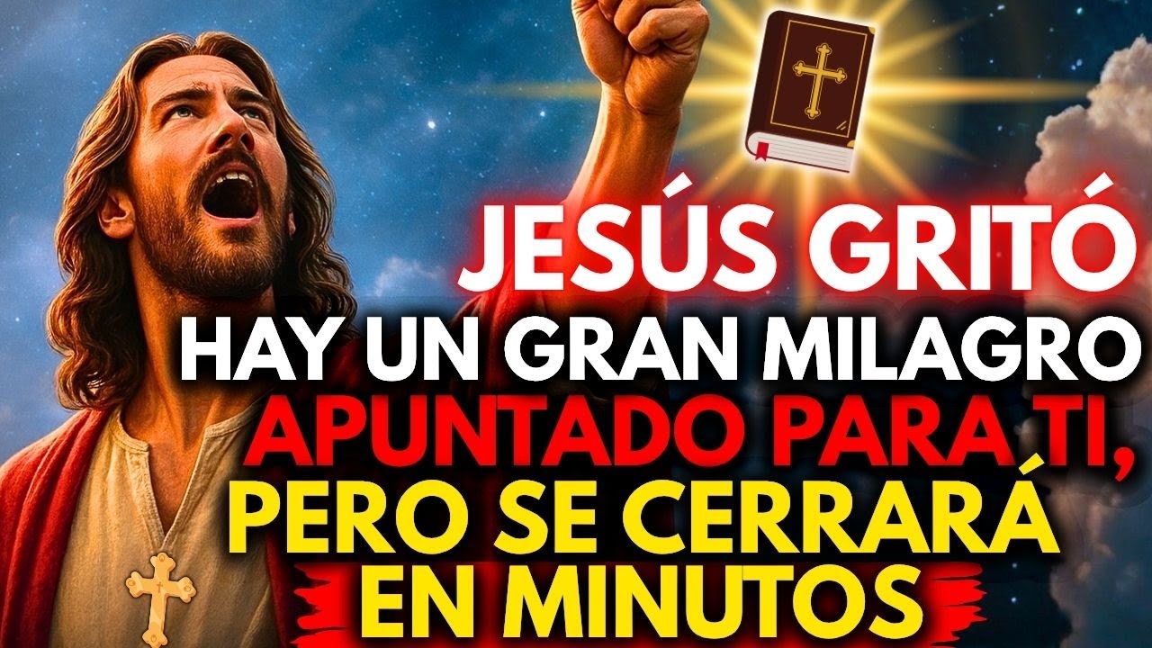 😢 JESÚS SUPLICA: HAY UN MILAGRO APUNTADO PARA TI HOY