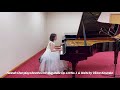 Student Hannah Chen (10) plays Beethoven’s Bagatelle Op. 119 No. 1 and Viktor Kosenko’s Waltz