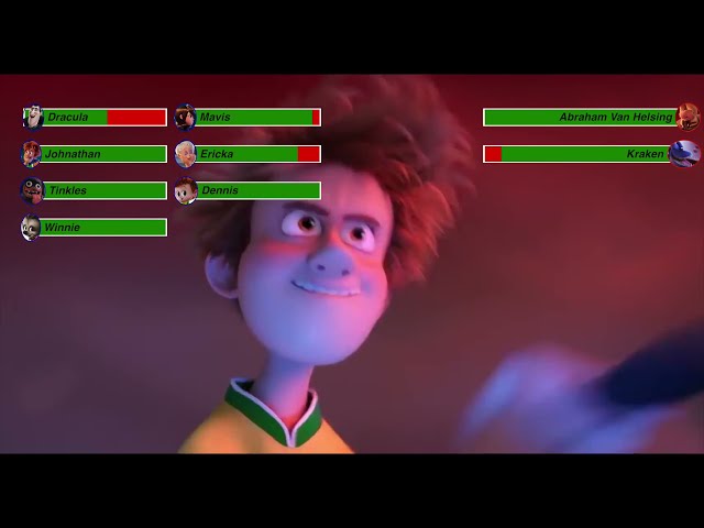 Hotel Transylvania 3 Final Battle with healthbars (Edited By @GabrielD2002) class=