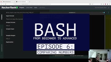 BASH from beginner to advanced: Solutions to Hackerrank Challenges - Episode 6: Comparing Numbers