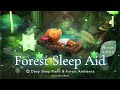 【睡眠用BGM】あつ森の神秘の森でぐっすり眠る🌲🌙｜心が落ち着く優しいピアノと森の環境音で深い眠りへ｜睡眠導入・リラックス・作業用【ACNH】