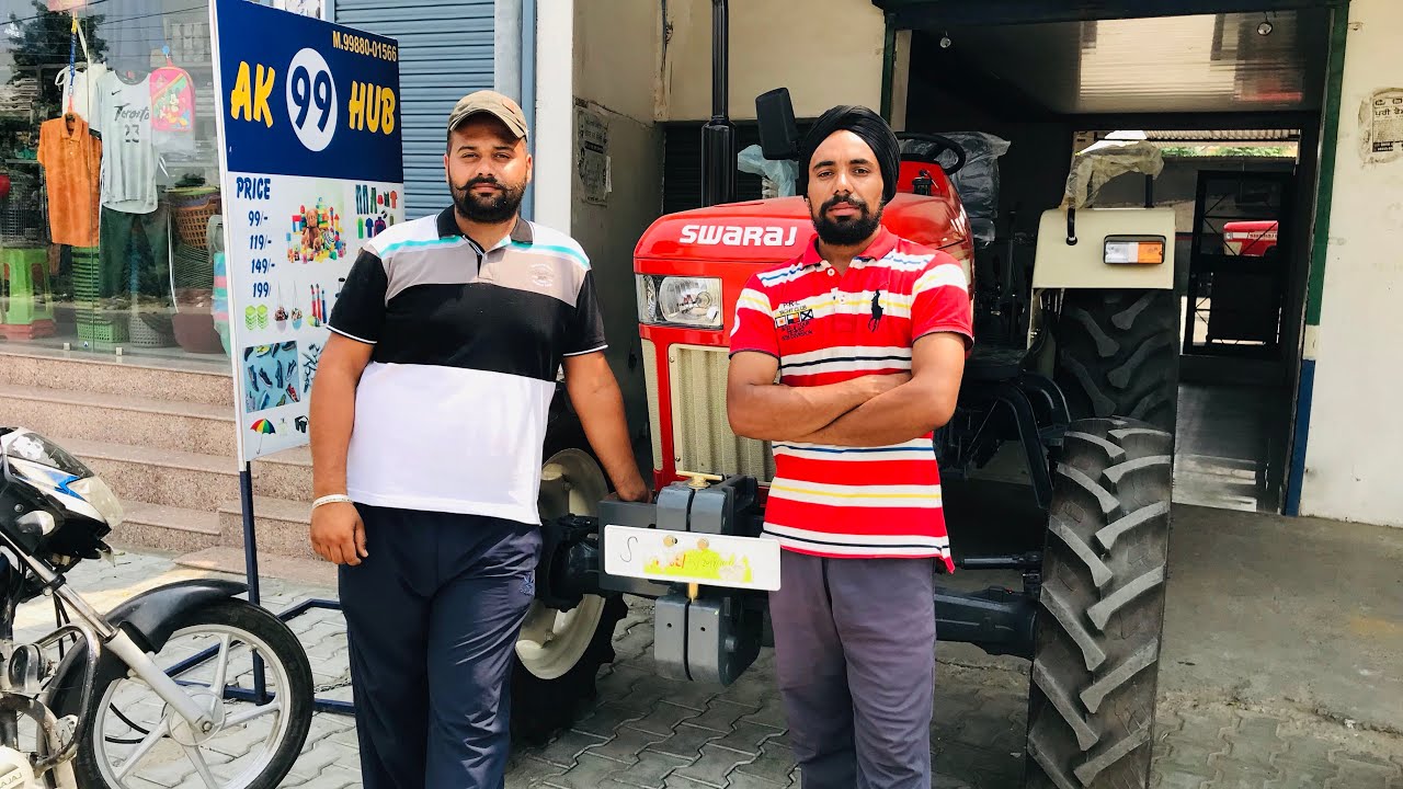 New Swaraj 969 4y4 Test On Road Punjabi Farmer Benipal Jattz