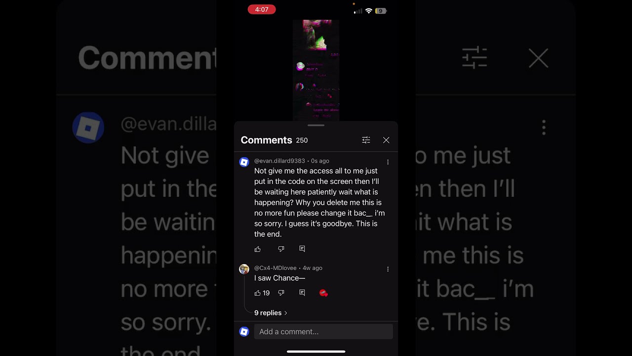 Look At The First Comment On Video