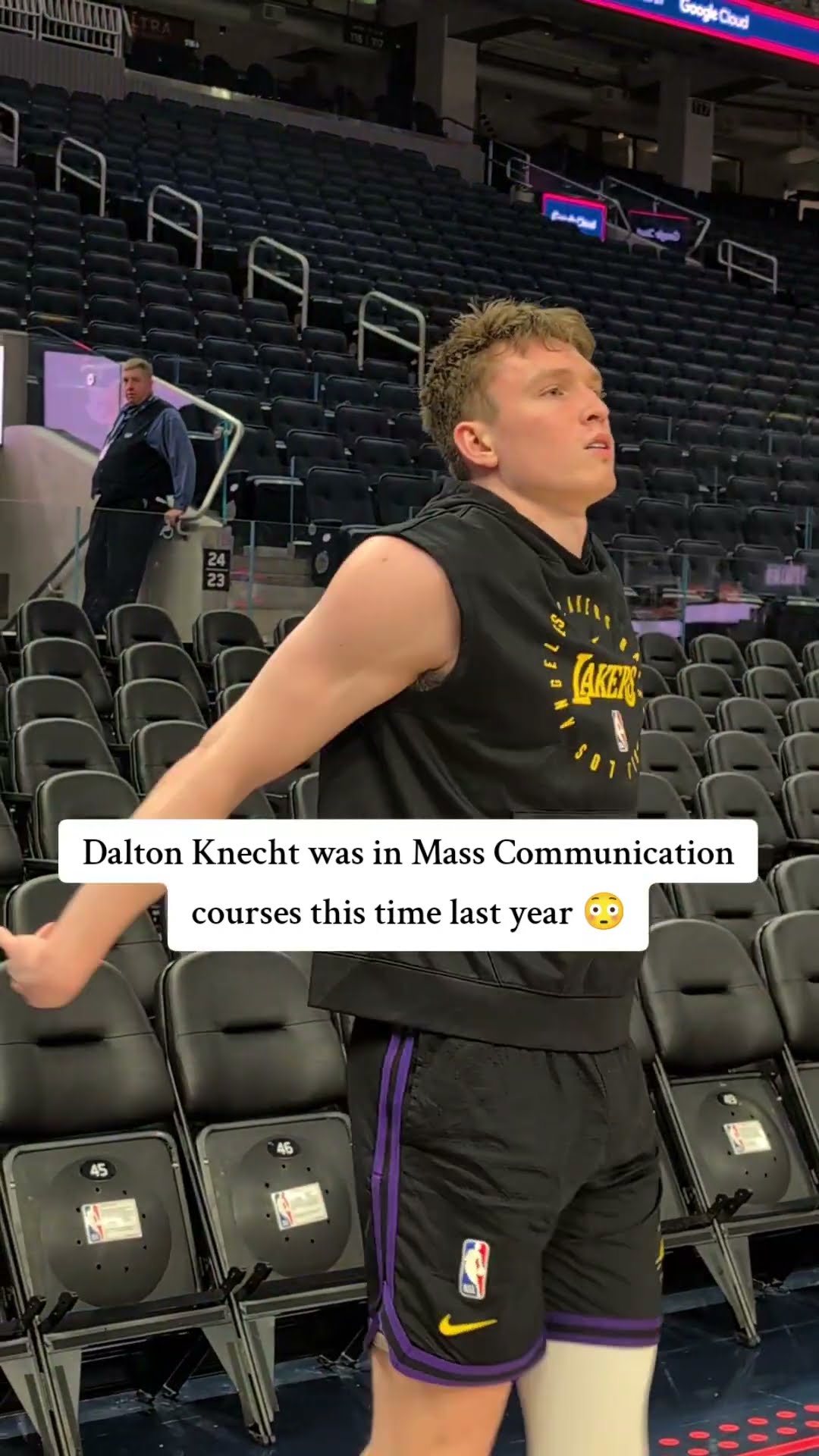 Now he's playing with LeBron and prepping for a game vs. Steph Curry. So much can change in a year ?