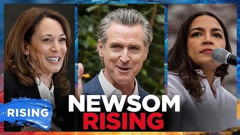 Gavin Newsom RISES In Presidential Primary Poll, OVERTAKES AOC, Buttigieg | RISING
