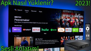 Android Tv Box Apk Uygulama Nasıl Yüklenir? Sesli Anlatım