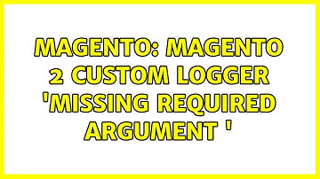 Magento: Magento 2 custom logger 
