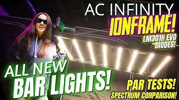 AC Infinity IONFRAME Bar Lights! First Grow Light