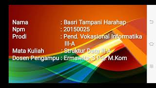 Materi Queue(Antrian) Struktur Data
