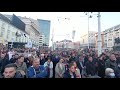 Protest against covid certificate - Zagreb Croatia