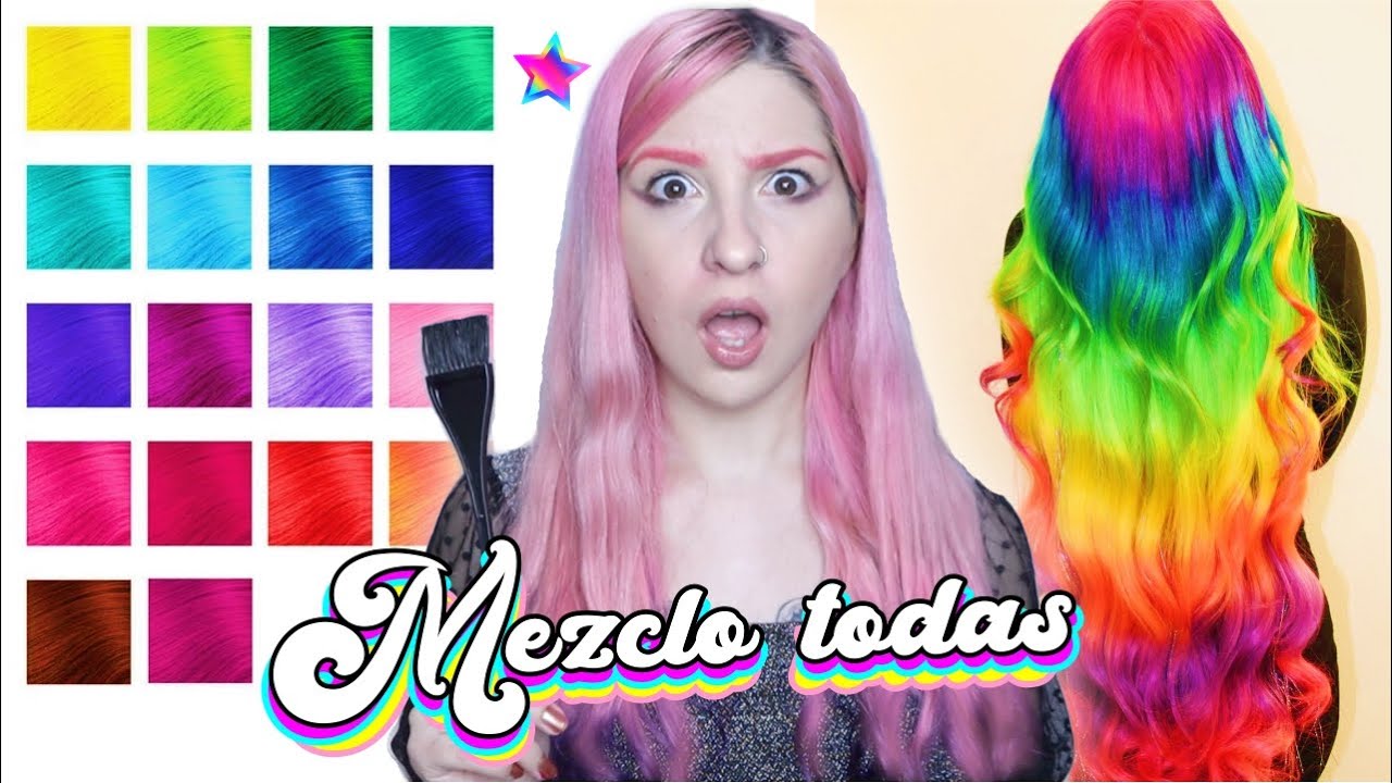 Mezcle todas estas TINTURAS y teñí mi CABELLO - Ann Look