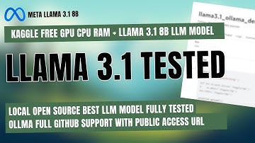 llama 3.1 quick test with Ollama on Kaggle