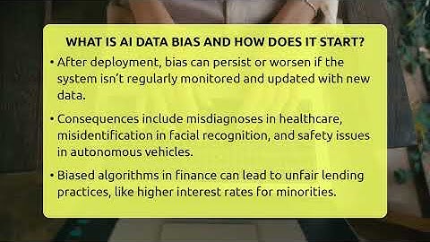 What Is AI Data Bias And How Does It Start? - Talking Tech Trends