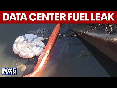 Data center fuel leak sends diesel into NJ creek