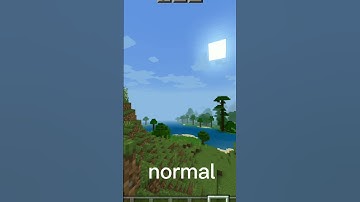 Normal VS Cursed Minecraft Texture Pack #shorts