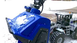 RC snow blower Ep-2. Pusher and Blower implements. Rc construction equipment Snow removal.