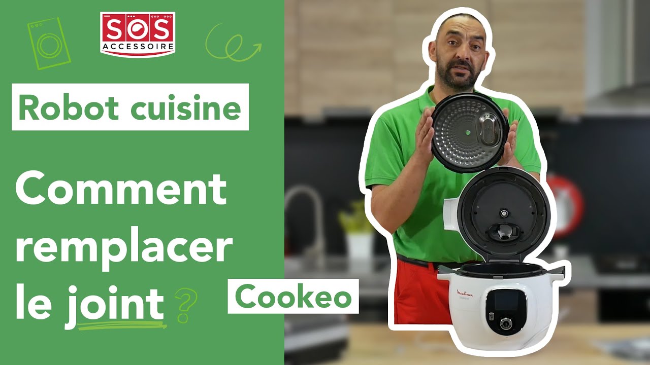 Comment changer le joint du couvercle inférieur de son Cookéo Moulinex ? 