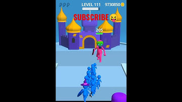 join and clash 3D game level 111 in #Shorts.