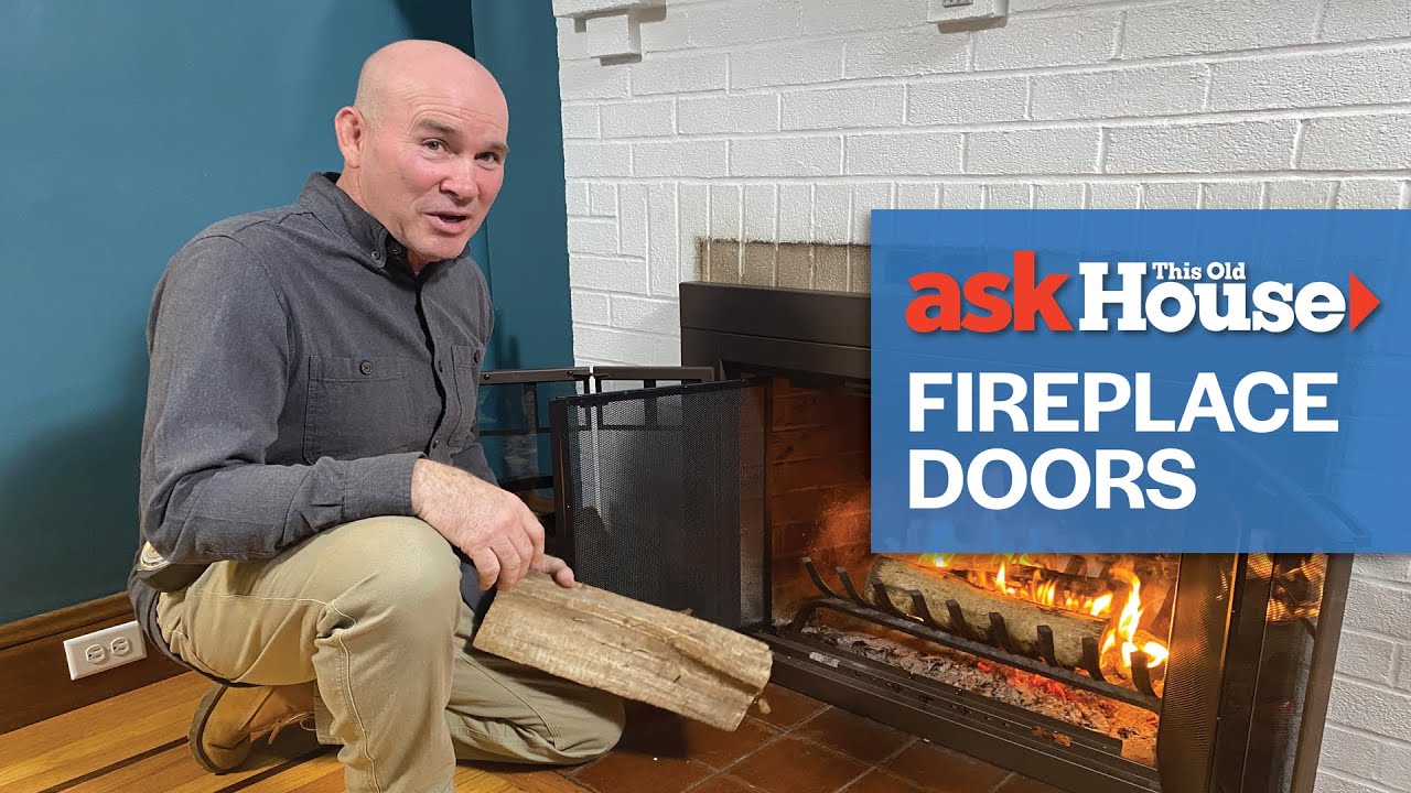 How To Replace a Fireplace Cover | Ask This Old House - YouTube