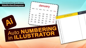 Auto Numbering in Adobe Illustrator | Tutorial and Download Script #illustrator #Autonumbering