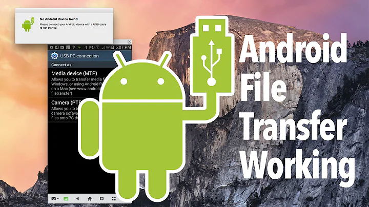 Android file transfer not working fixed on my Mac finally