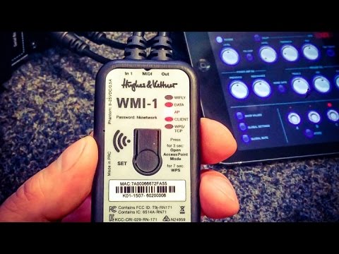 The Hughes & Kettner WMI-1 wireless MIDI guitar amp interface - new for musikmesse 2015