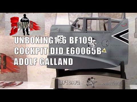 Unboxing 16 Bf109 Cockpit Adolf Galland Collector's Edition.