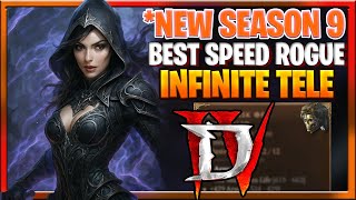 Diablo 4 Season 9 Best Rogue Build For Speed New Infinite Teleport Death Mask Rogue Diablo Iv S9