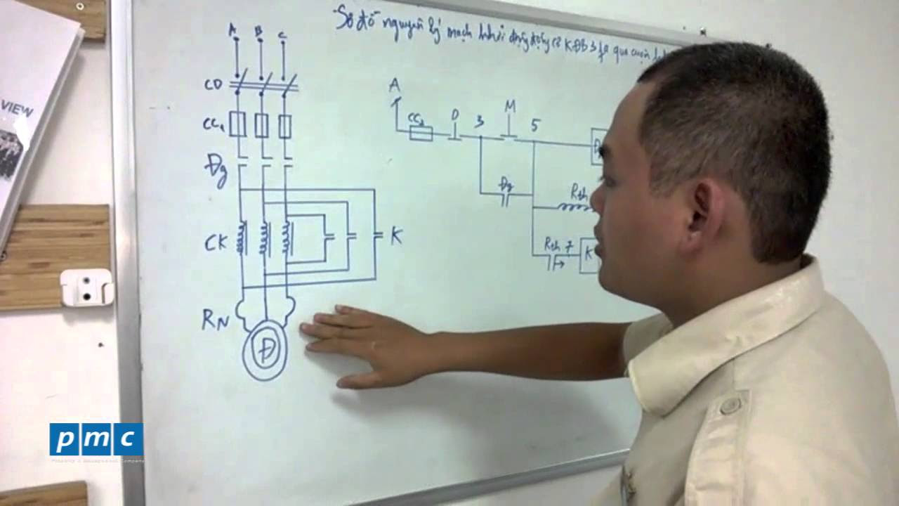 Giới thiệu mạch khởi động động cơ KĐB 3 pha qua cuộn... - youtube
