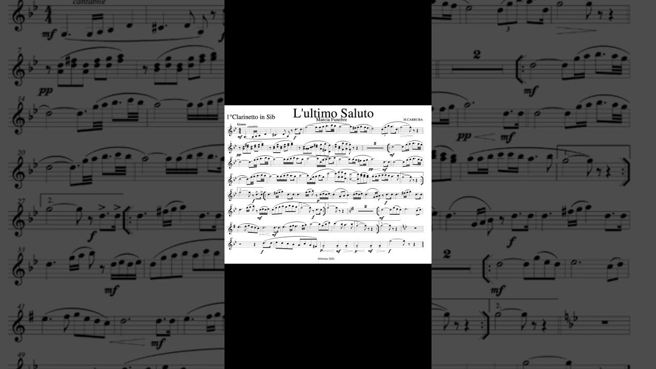 L'ultimo saluto - Manuel Carruba (Marcia funebre)