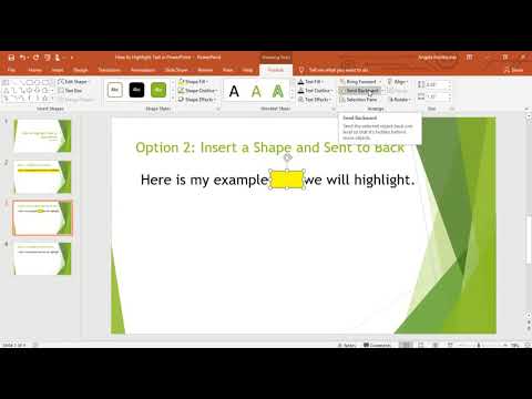 powerpoint highlight text during presentation ' title=