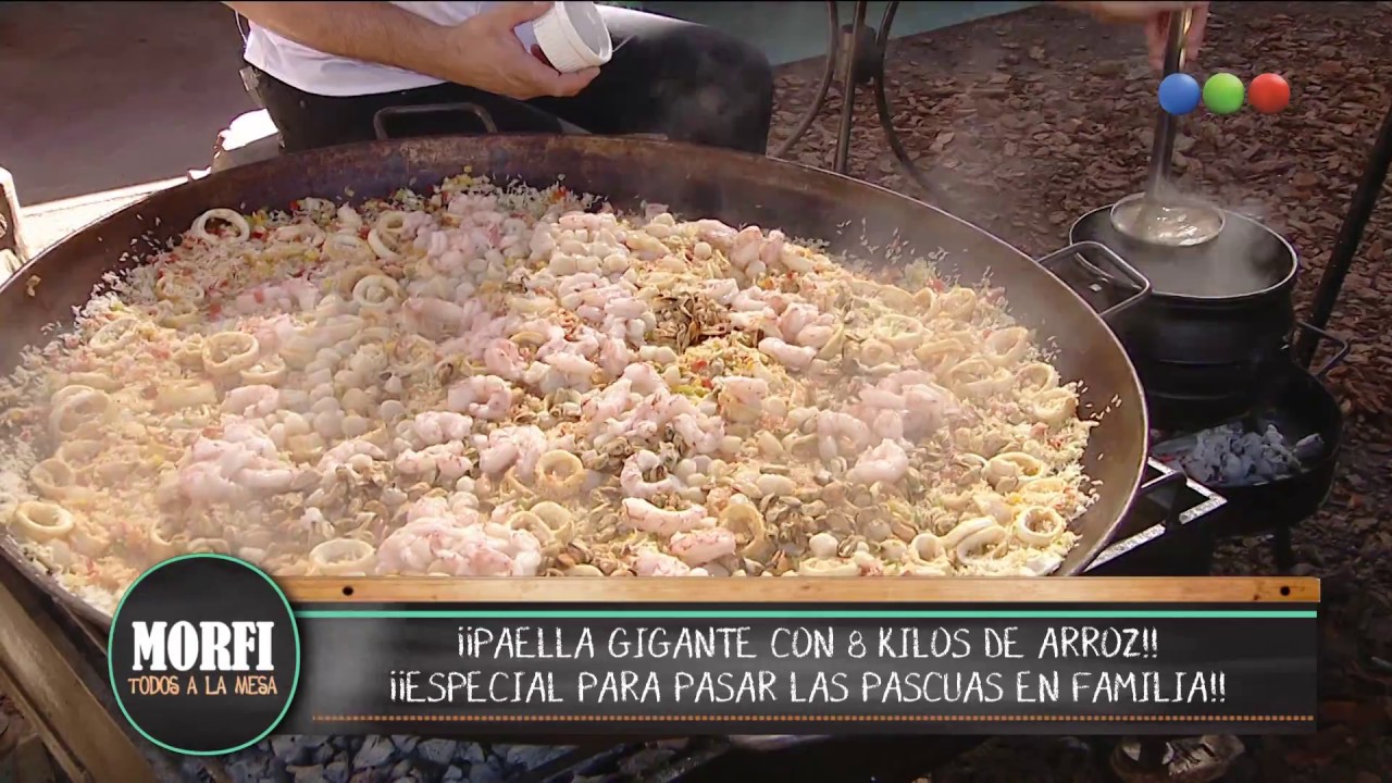 Paella gigante - Morfi