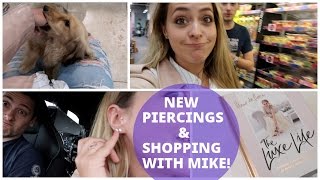 New Piercings & Shopping with Mike!