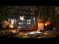 Rainy Afternoon Study Room Ambience with Relaxing Light Rain Sounds / Rain Ambience