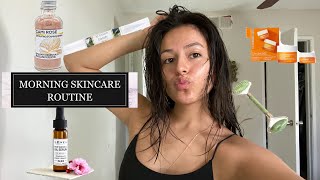 MY MORNING SKIN CARE ROUTINE !! Super Simple for GLOWY SKIN
