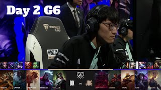 DK vs JDG | Day 2 LoL Worlds 2022 Main Group Stage | DAMWON Kia vs JD Gaming - Groups full game