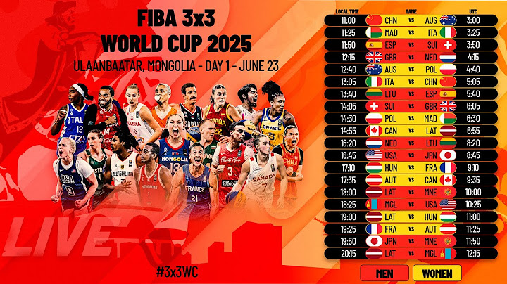 LIVE 🔴 FIBA 3x3 World Cup 2025 | Day 1 Session 1 | #3x3Basketball