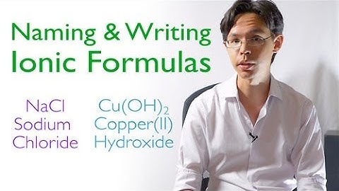 Naming & Writing Binary Ionic Formula