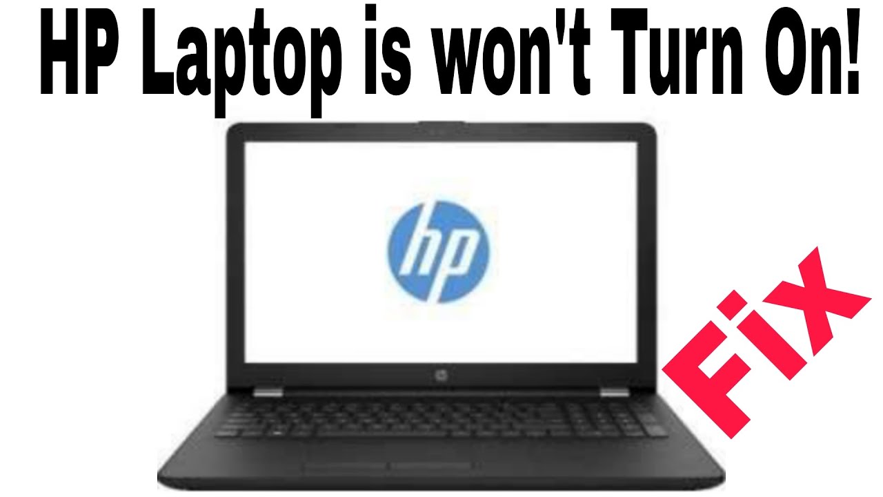 How to Fix - HP Laptop Not Turning On | Freezes or Turn on then turn ...