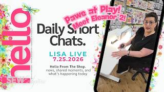Paws at Play Fabric Collection in review, new toweling and meet Eleanor 2!!