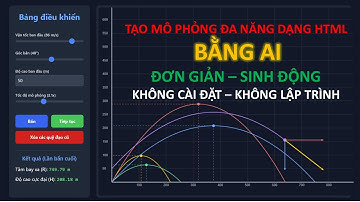 Tạo Mô Phỏng Dạy Học Đa Năng Html bằng AI, đơn giản, sinh động, dễ dùng.
