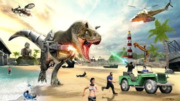 Dino T-Rex Simulator 3D Gameplay Part 1 Android Game