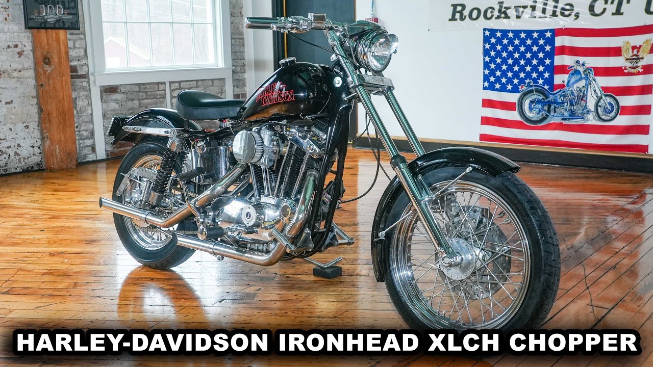 HARLEY DAVIDSON IRONHEAD XLCH CHOPPER - YouTube