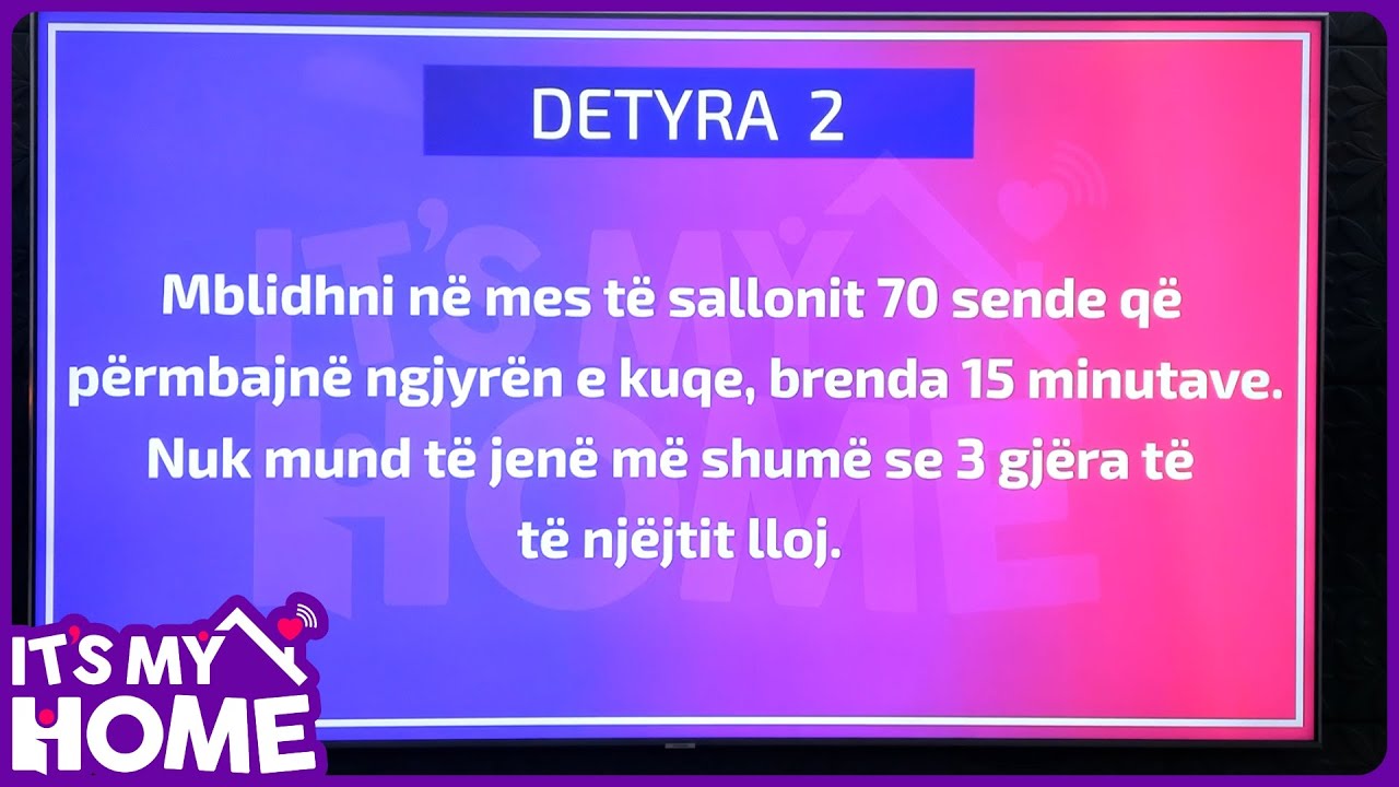 Banoret duhet te mbledhin 70 sende te kuqe ne shtepi, e bojne hallakame Detyrat e Babes YouTube Banoret duhet te mbledhin 70 sende te kuqe ne shtepi, e bojne hallakame Detyrat e Babes YouTube
