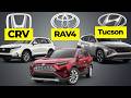 Toyota RAV4 vs Honda CR-V vs Hyundai TUCSON: ¿Cuál SUV Comprar en 2025?