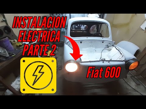Ramal Electrico para ILUMINACION │ instalacion electrica para Fiat 600