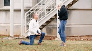 Surprise Proposal on the University of Oklahoma Campus | OU Fans Fell In Love | Chloe + Patrick