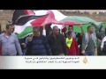 المهجرون الفلسطينيون يشاركون بمسيرة العودة