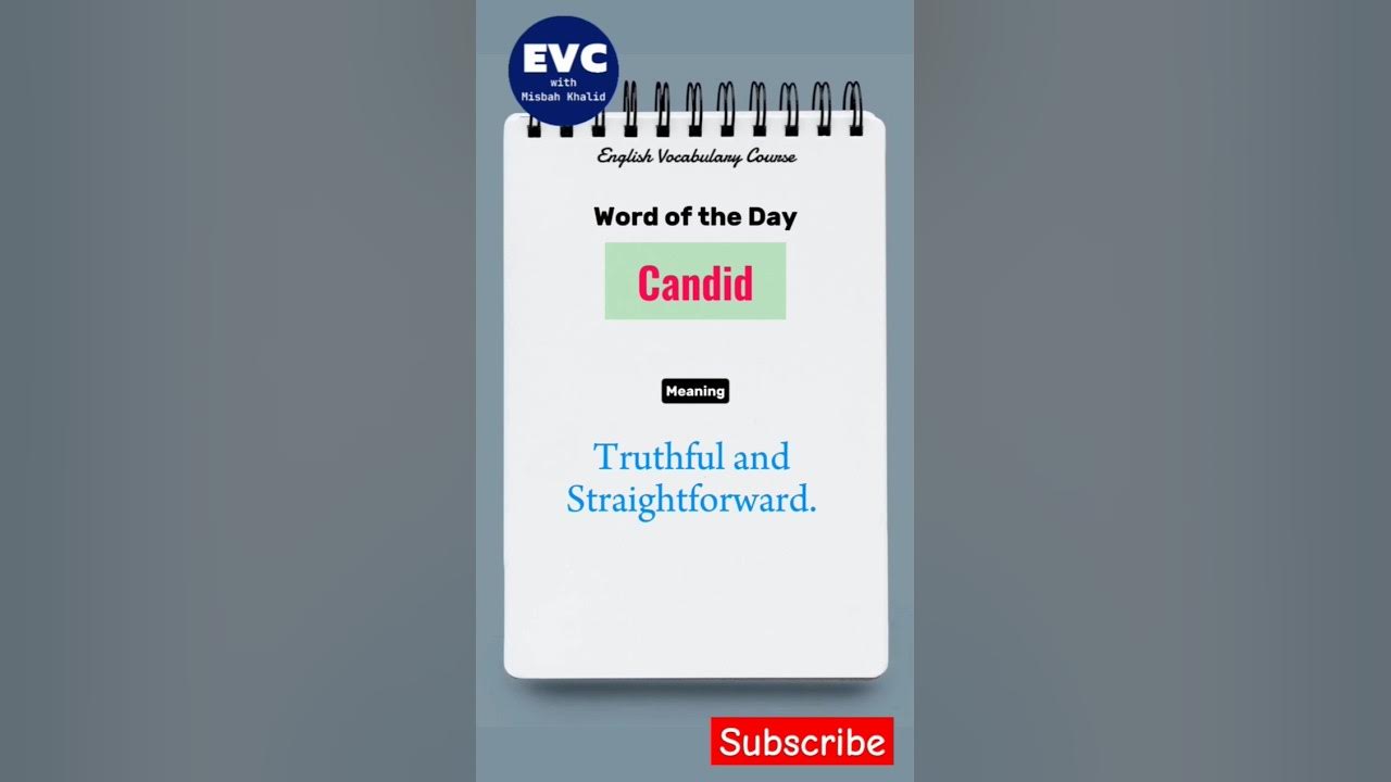 Candid Meaning In English English Vocabulary Course YouTube candid-meaning-in-english-english-vocabulary-course-youtube