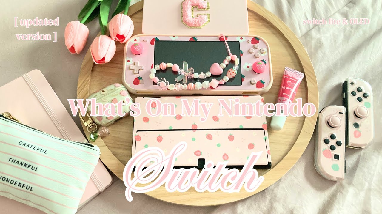 ⋆˚࿔ [updated] what's on my nintendo switch lite & oled 𝜗𝜚˚⋆